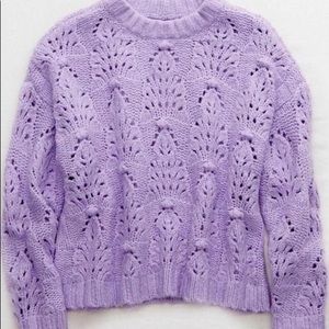 Aerie purple sweater!